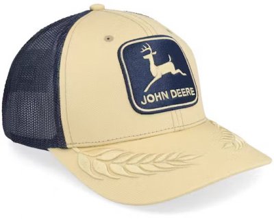 Cap - John Deere Mesh Back Trucker (navy/beige)