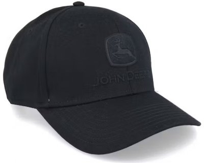 Cap - John Deere Blackout Full Twill Cap (sort)