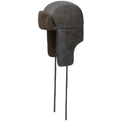 Pelshue - Stetson Bomber Aviator Hat (brun)