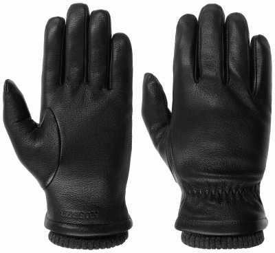 Handsker - Stetson Men's Goat Nappa Gloves (sort)