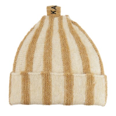 Hue børn - Gårda Bodafors Beanie (creme/brun)