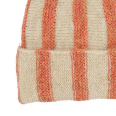 Hue børn - Gårda Bodafors Beanie (creme/orange)
