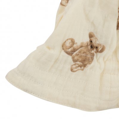 Hatte Barn - Gårda Plush Bear Bucket Hat (off-white)