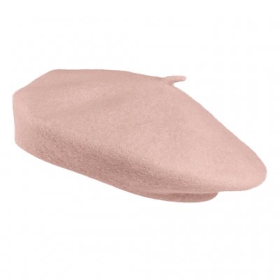 Baret - Gårda Annecy Wool Beret (bleg lyserød)