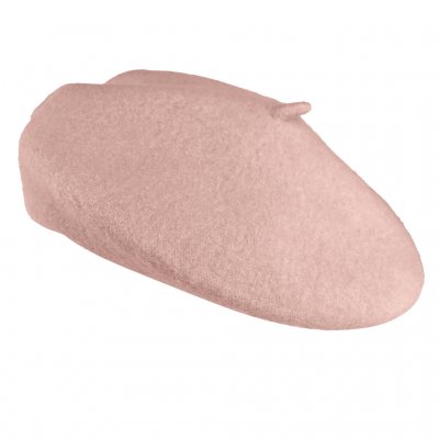 Baret - Gårda Annecy Wool Beret (bleg lyserød)