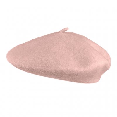 Baret - Gårda Annecy Wool Beret (bleg lyserød)