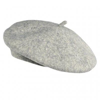 Baret - Gårda Annecy Wool Beret (lysegrå)