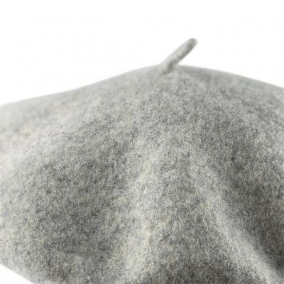 Baret - Gårda Annecy Wool Beret (lysegrå)