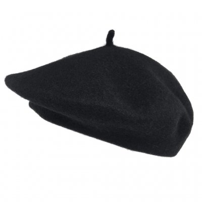 Baret - Gårda Annecy Wool Beret (sort)