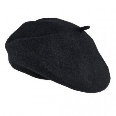 Baret - Gårda Annecy Wool Beret (sort)