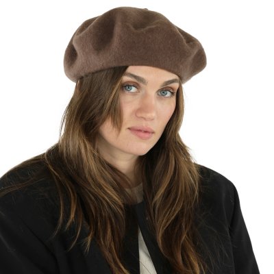 Baret - Gårda Annecy Wool Beret (kaffe)