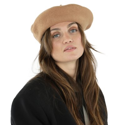 Baret - Gårda Annecy Wool Beret (kamel)