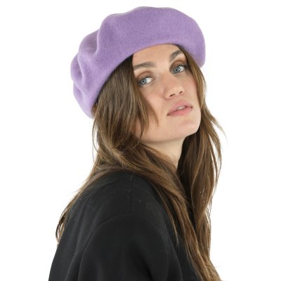 Baret - Gårda Annecy Wool Beret (lilla)