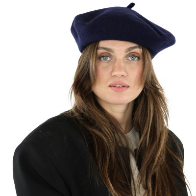 Baret - Gårda Annecy Wool Beret (marineblå)