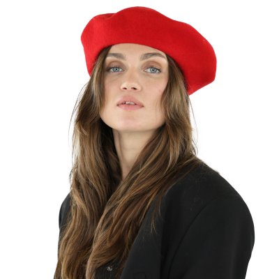 Baret - Gårda Annecy Wool Beret (rød)