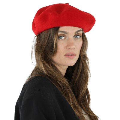 Baret - Gårda Annecy Wool Beret (rød)