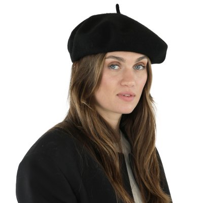 Baret - Gårda Annecy Wool Beret (sort)
