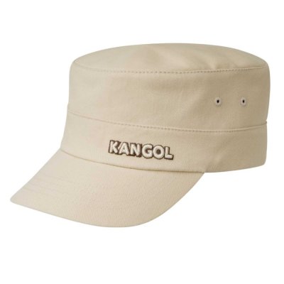 Sixpence / Flat cap - Kangol Cotton Twill Army Cap (beige)