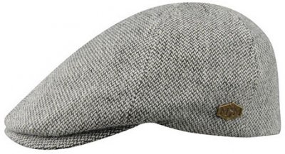 Sixpence / Flat cap - MJM Broker Eco Merino Wool (grå)