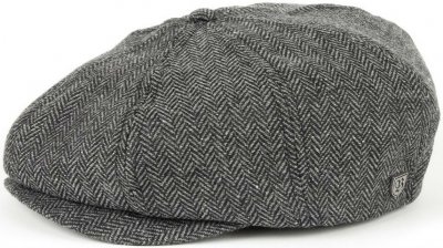 Sixpence / Flat cap - Brixton Brood (grå-sort)