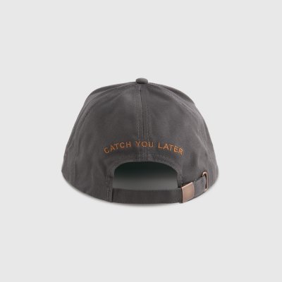 Cap - MJM Baseball Cap Catch you later (orange/offwhite)