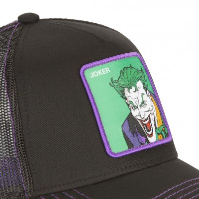 Kasket - Capslab DC Comics Joker (sort/lilla)