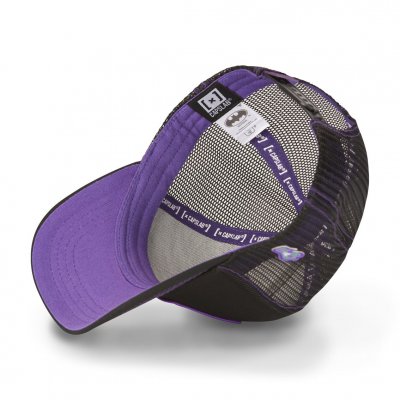 Kasket - Capslab DC Comics Joker (sort/lilla)