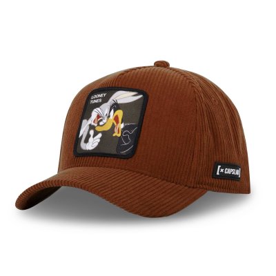 Kasket - Capslab Looney Tunes Bugs & Daffy Premium (brun)