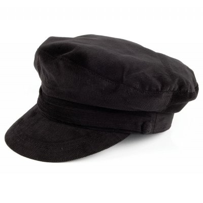 Sixpence / Flat cap - Jaxon Hats Corduroy Fiddler Cap (sort)