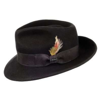 Hatte - Crushable C-Crown Fedora (sort)