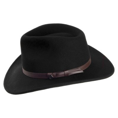 Hatte - Crushable Outback (sort)