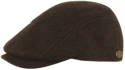 Sixpence / Flat cap - MJM Daffy Eco Merino Wool (brun)