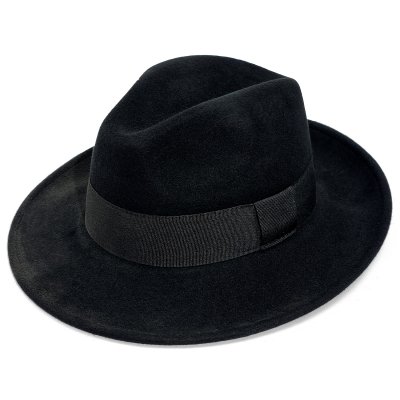 Hatte - Gårda Volterra Fedora Wool Hat (sort)