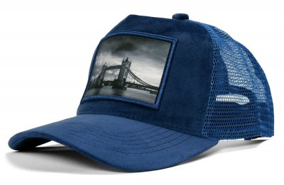 Caps - Gårda Velvet Trucker London Bridge (blå)