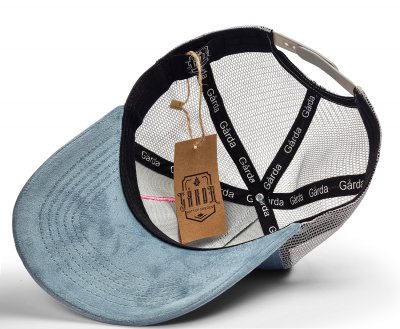 Caps - Gårda Velvet Trucker New York Sign (blå)