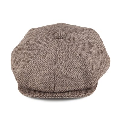 Sixpence / Flat cap - Jaxon Hats Gotham Newsboy Cap (brun)