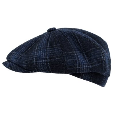 Sixpence / Flat cap - Gårda Premium Banbury Wool Newsboy (blå)
