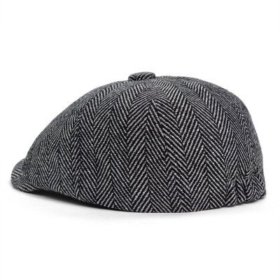 Sixpence / Flat cap - Gårda Burrelton Newsboy (lysegrå)