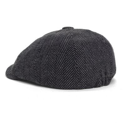 Sixpence / Flat cap - Gårda Burrelton Newsboy (mørkegrå)