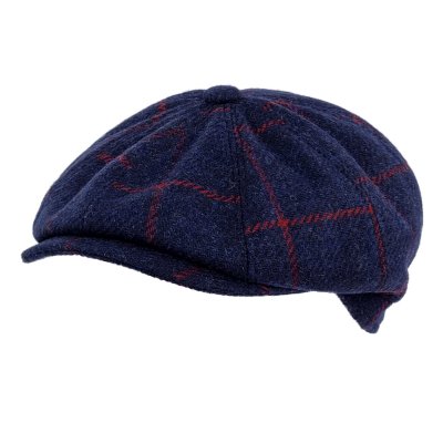Sixpence / Flat cap - Gårda Premium Callander Wool Newsboy (blå)