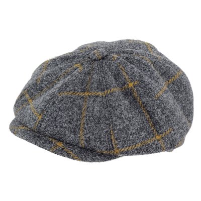 Sixpence / Flat cap - Gårda Premium Callander Wool Newsboy (grå)