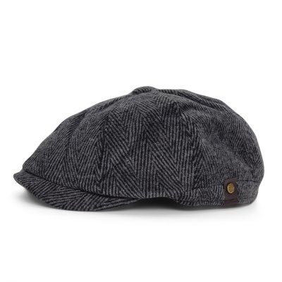 Sixpence / Flat cap - Gårda Lanark Newsboy (grå)