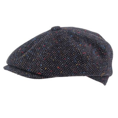 Sixpence / Flat cap - Gårda Premium Consett Wool Newsboy (blå)