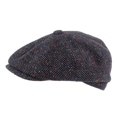 Sixpence / Flat cap - Gårda Premium Consett Wool Newsboy (blå)