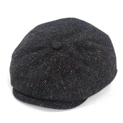 Sixpence / Flat cap - Gårda Premium Consett Wool Newsboy (sort)