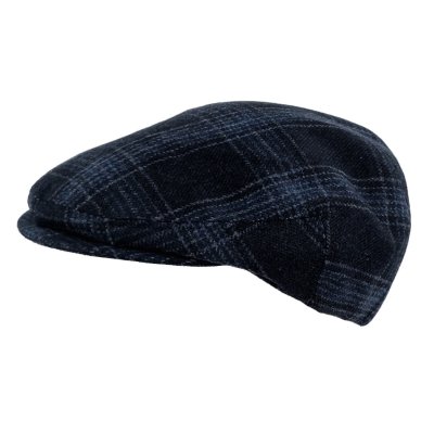 Sixpence / Flat cap - Gårda Premium Dalston Wool Sixpence (blå)