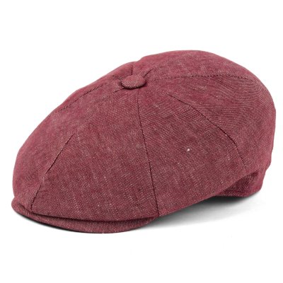 Sixpence / Flat cap - Gårda Darnay Newsboy (rød)