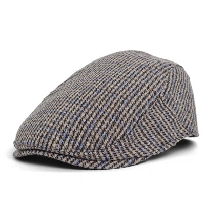 Sixpence / Flat cap - Gårda Dunbeath (beige/blå)