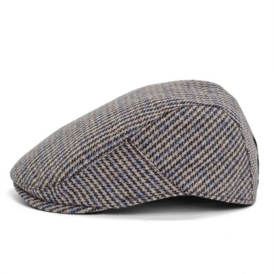 Sixpence / Flat cap - Gårda Dunbeath (beige/blå)