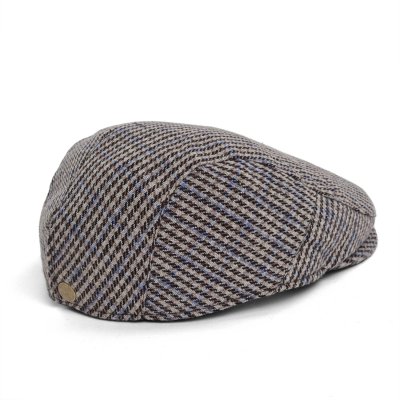 Sixpence / Flat cap - Gårda Dunbeath (beige/blå)